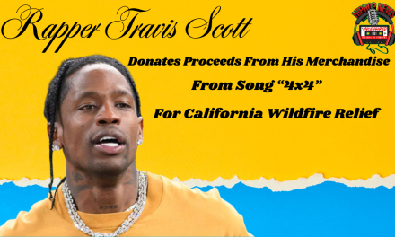 Travis Scott Donates New Song Merch To California Wildfire Relief