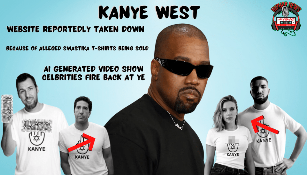 Kanye’s Website Was Reportedly Taken Down For Swastika Tshirts