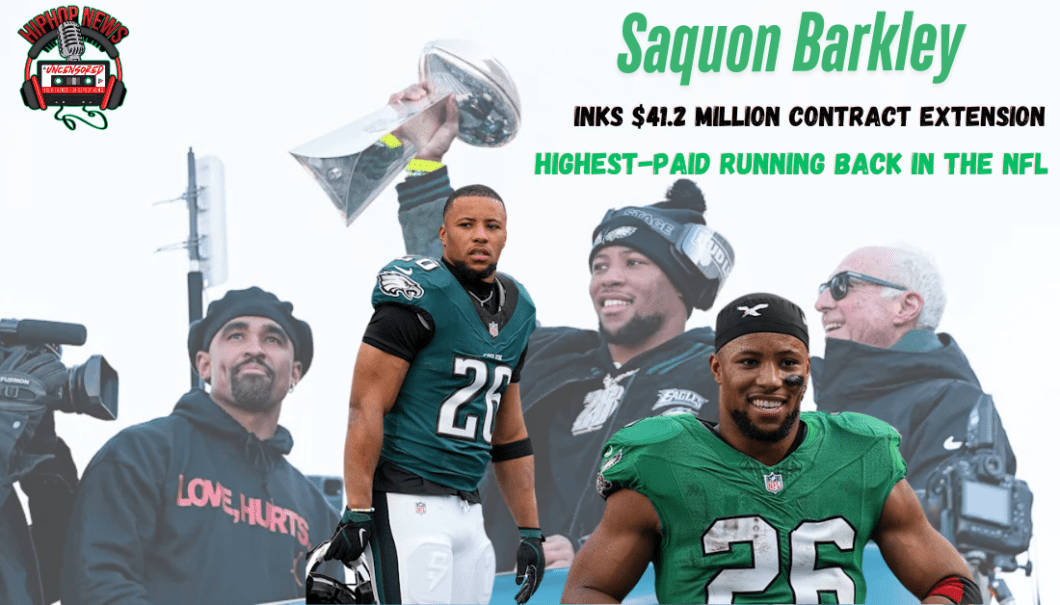 Eagles Running Back Saquon Barkley Signs $41.2 Million Contract