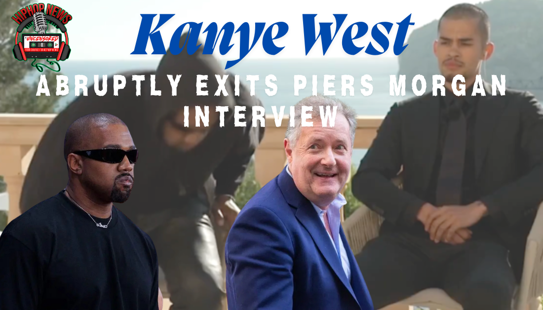 Kanye West Storms Out Of Piers Morgan Interview