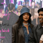 Rihanna And Son Support A$AP Rocky At Fashion Show
