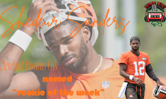 Shedeur Sanders Named Rookie Of The Week