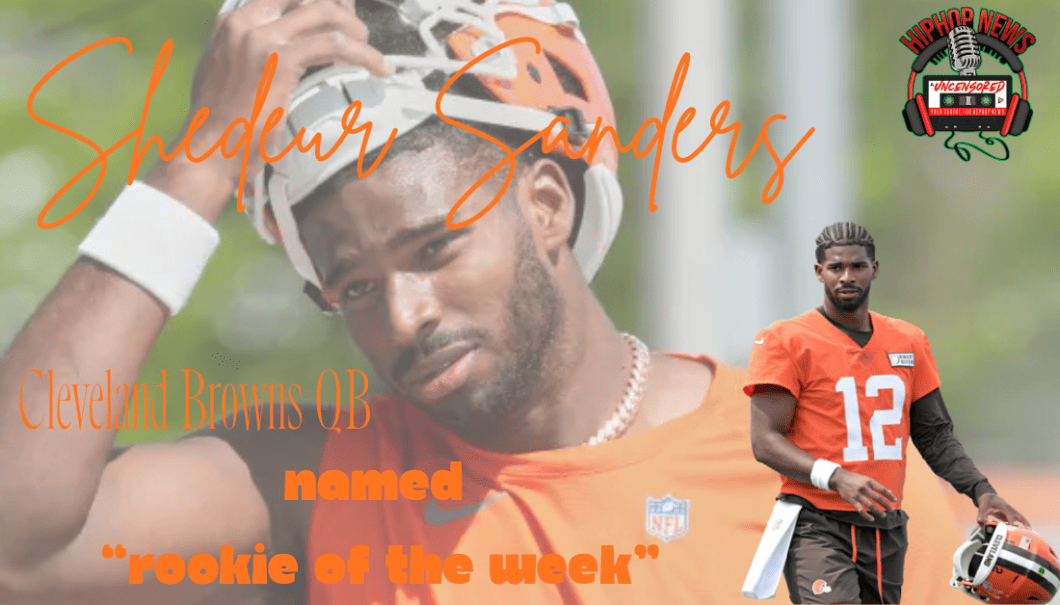 Shedeur Sanders Named Rookie Of The Week